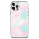 Pretty Pastel Clouds V7 // Full-Body Skin Decal Wrap Cover for Apple iPhone 15, 14, 13, Pro, Pro Max, Mini, XR, XS, SE (All Models)