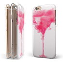 Pretty in Pink Martini iPhone 6/6s or 6/6s Plus 2-Piece Hybrid INK-Fuzed Case