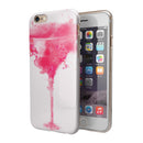 Pretty in Pink Martini iPhone 6/6s or 6/6s Plus 2-Piece Hybrid INK-Fuzed Case