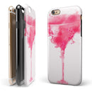 Pretty in Pink Martini iPhone 6/6s or 6/6s Plus 2-Piece Hybrid INK-Fuzed Case