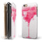 Pretty in Pink Martini iPhone 6/6s or 6/6s Plus 2-Piece Hybrid INK-Fuzed Case
