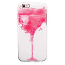Pretty in Pink Martini iPhone 6/6s or 6/6s Plus 2-Piece Hybrid INK-Fuzed Case