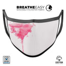 Pretty in Pink Martini - Made in USA Mouth Cover Unisex Anti-Dust Cotton Blend Reusable & Washable Face Mask with Adjustable Sizing for Adult or Child