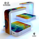 Psychedelic Abstract Oiled Vision V1 UV Germicidal Sanitizing Sterilizing Wireless Smart Phone Screen Cleaner + Charging Station