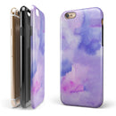 Punk Pink Absorbed Watercolor Texture iPhone 6/6s or 6/6s Plus 2-Piece Hybrid INK-Fuzed Case