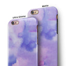 Punk Pink Absorbed Watercolor Texture iPhone 6/6s or 6/6s Plus 2-Piece Hybrid INK-Fuzed Case