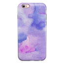 Punk Pink Absorbed Watercolor Texture iPhone 6/6s or 6/6s Plus 2-Piece Hybrid INK-Fuzed Case