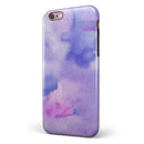 Punk Pink Absorbed Watercolor Texture iPhone 6/6s or 6/6s Plus 2-Piece Hybrid INK-Fuzed Case