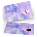 Punk Pink Absorbed Watercolor Texture - Premium Protective Decal Skin-Kit for the Apple Credit Card