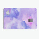 Punk Pink Absorbed Watercolor Texture - Premium Protective Decal Skin-Kit for the Apple Credit Card