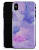 Punk Pink Absorbed Watercolor Texture - iPhone X Clipit Case