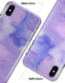 Punk Pink Absorbed Watercolor Texture - iPhone X Clipit Case