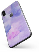 Punk Pink Absorbed Watercolor Texture - iPhone X Skin-Kit