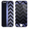 Striped Purple Chevron Skin for the iPhone 3gs, 4/4s, 5, 5s or 5c