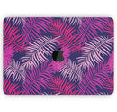 Purple Tropical - Skin Decal Wrap Kit Compatible with the Apple MacBook Pro, Pro with Touch Bar or Air (11", 12", 13", 15" & 16" - All Versions Available)