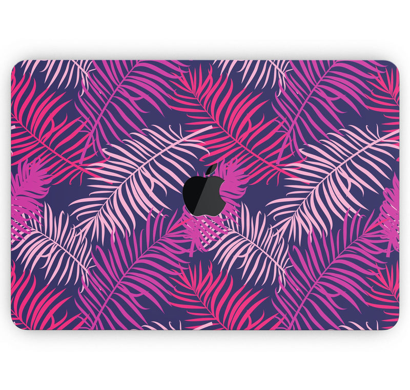 Purple Tropical - Skin Decal Wrap Kit Compatible with the Apple MacBook Pro, Pro with Touch Bar or Air (11", 12", 13", 15" & 16" - All Versions Available)