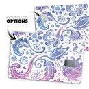 Purple & Blue Flowered - Premium Protective Decal Skin-Kit for the Apple Credit Card