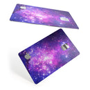 Purple & Pink Space - Premium Protective Decal Skin-Kit for the Apple Credit Card