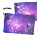 Purple & Pink Space - Premium Protective Decal Skin-Kit for the Apple Credit Card