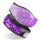 Purple & Silver Glimmer Fade - Decal Skin Wrap Kit for the Disney Magic Band