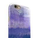 Purple 48 Absorbed Watercolor Texture iPhone 6/6s or 6/6s Plus 2-Piece Hybrid INK-Fuzed Case