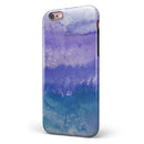 Purple 48 Absorbed Watercolor Texture iPhone 6/6s or 6/6s Plus 2-Piece Hybrid INK-Fuzed Case