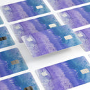 Purple 48 Absorbed Watercolor Texture - Premium Protective Decal Skin-Kit for the Apple Credit Card