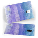 Purple 48 Absorbed Watercolor Texture - Premium Protective Decal Skin-Kit for the Apple Credit Card