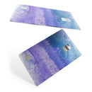 Purple 48 Absorbed Watercolor Texture - Premium Protective Decal Skin-Kit for the Apple Credit Card