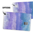 Purple 48 Absorbed Watercolor Texture - Premium Protective Decal Skin-Kit for the Apple Credit Card