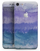 Purple 48 Absorbed Watercolor Texture - Skin-kit for the iPhone 8 or 8 Plus