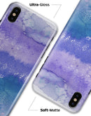 Purple 48 Absorbed Watercolor Texture - iPhone X Clipit Case