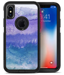 Purple 48 Absorbed Watercolor Texture - iPhone X OtterBox Case & Skin Kits