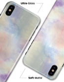 Purple 97 Absorbed Watercolor Texture - iPhone X Clipit Case