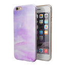 Purple Absorbed Watercolor Texture iPhone 6/6s or 6/6s Plus 2-Piece Hybrid INK-Fuzed Case