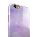 Purple Absorbed Watercolor Texture iPhone 6/6s or 6/6s Plus 2-Piece Hybrid INK-Fuzed Case