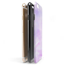 Purple Absorbed Watercolor Texture iPhone 6/6s or 6/6s Plus 2-Piece Hybrid INK-Fuzed Case