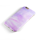 Purple Absorbed Watercolor Texture iPhone 6/6s or 6/6s Plus 2-Piece Hybrid INK-Fuzed Case
