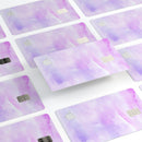 Purple Absorbed Watercolor Texture - Premium Protective Decal Skin-Kit for the Apple Credit Card