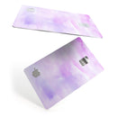 Purple Absorbed Watercolor Texture - Premium Protective Decal Skin-Kit for the Apple Credit Card