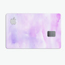 Purple Absorbed Watercolor Texture - Premium Protective Decal Skin-Kit for the Apple Credit Card