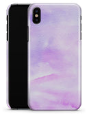 Purple Absorbed Watercolor Texture - iPhone X Clipit Case