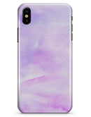 Purple Absorbed Watercolor Texture - iPhone X Clipit Case