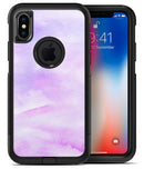 Purple Absorbed Watercolor Texture - iPhone X OtterBox Case & Skin Kits
