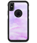 Purple Absorbed Watercolor Texture - iPhone X OtterBox Case & Skin Kits