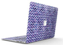 Purple Basic Watercolor Chevron Pattern - MacBook Air Skin Kit