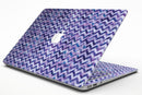 Purple Basic Watercolor Chevron Pattern - MacBook Air Skin Kit