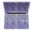 Purple Basic Watercolor Chevron Pattern - MacBook Pro with Retina Display Full-Coverage Skin Kit