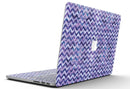 Purple Basic Watercolor Chevron Pattern - MacBook Pro with Retina Display Full-Coverage Skin Kit