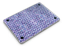 Purple Basic Watercolor Chevron Pattern - MacBook Pro with Retina Display Full-Coverage Skin Kit
